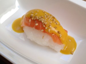 Niguiri 'El Salmón y el Ají'